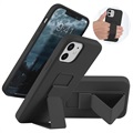 Saii iPhone 12 Mini Silicone Case with Hand Strap - Black
