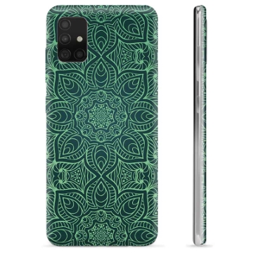 Samsung Galaxy A51 TPU Case - Green Mandala