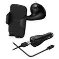 Samsung Car Holder EE-V200 & Fast Car Charger EP-LN915 (with USB-C Cable)