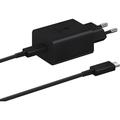 Samsung Fast Travel Charger & USB-C Cable EP-T1510EBE - 15W - Bulk - Black