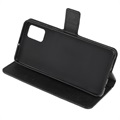 Samsung Galaxy A02s Wallet Case with Kickstand Feature - Black