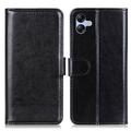 Samsung Galaxy A05 Wallet Case with Magnetic Closure - Black