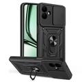 Samsung Galaxy A07 4G/5G Rotary Ring Hybrid Case with Camera Shield