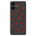 Samsung Galaxy A07 4G Cherry Pattern TPU Case - Black