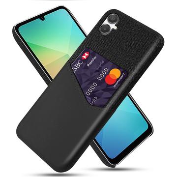 Samsung Galaxy A07 4G KSQ Case with Card Pocket - Black