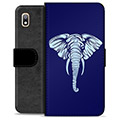 Samsung Galaxy A10 Premium Wallet Case - Elephant
