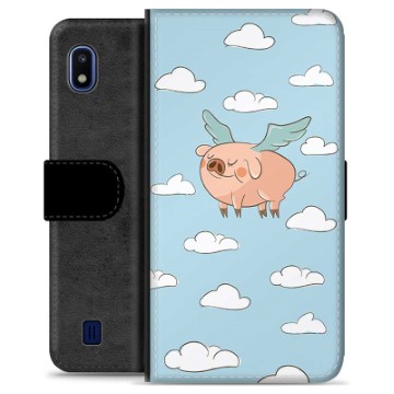 Samsung Galaxy A10 Premium Wallet Case - Flying Pig