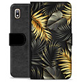 Samsung Galaxy A10 Premium Wallet Case - Golden Leaves