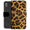 Samsung Galaxy A10 Premium Wallet Case - Leopard
