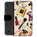 Samsung Galaxy A10 Premium Wallet Case - Makeup