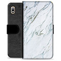 Samsung Galaxy A10 Premium Wallet Case - Marble