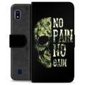 Samsung Galaxy A10 Premium Wallet Case - No Pain, No Gain