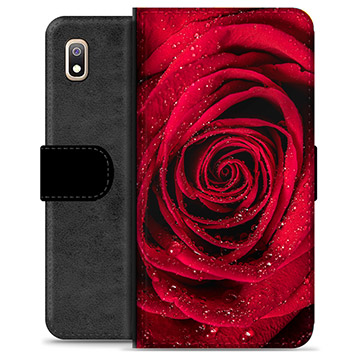 Samsung Galaxy A10 Premium Wallet Case - Rose