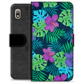 Samsung Galaxy A10 Premium Wallet Case - Tropical Flower