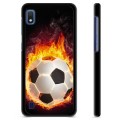 Samsung Galaxy A10 Protective Cover - Football Flame