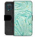 Samsung Galaxy A12 Premium Wallet Case - Green Mint