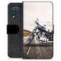 Samsung Galaxy A12 Premium Wallet Case - Motorbike