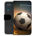 Samsung Galaxy A12 Premium Wallet Case - Soccer