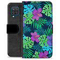 Samsung Galaxy A12 Premium Wallet Case - Tropical Flower