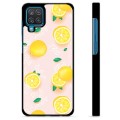 Samsung Galaxy A12 Protective Cover - Lemon Pattern