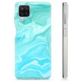 Samsung Galaxy A12 TPU Case - Blue Marble