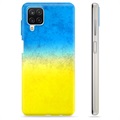 Samsung Galaxy A12 TPU Case Ukrainian Flag - Two Tone