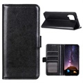 Samsung Galaxy A12 Wallet Case with Magnetic Closure - Black