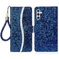 Samsung Galaxy A15 Stylish Glitter Wallet Case