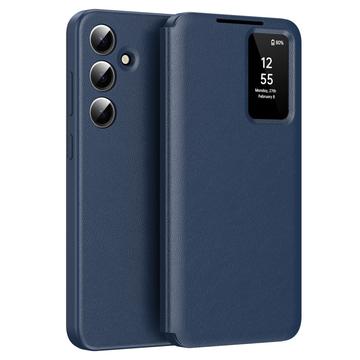 Samsung Galaxy A16 Smart Clear View Flip Case with Card Slot - Sapphire