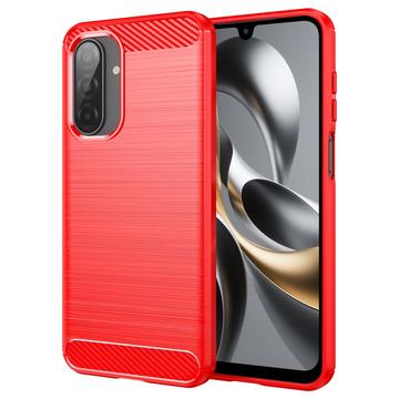 Samsung Galaxy A17 Brushed TPU Case - Carbon Fiber