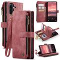Samsung Galaxy A17 Caseme C30 Multifunctional Wallet Case - Red