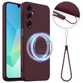 Samsung Galaxy A17 Liquid Silicone Case - MagSafe Compatible - Wine Red