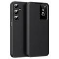 Samsung Galaxy A17 Smart Clear View Flip Case with Card Slot - Black