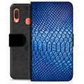 Samsung Galaxy A20e Premium Wallet Case - Leather