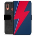 Samsung Galaxy A20e Premium Wallet Case - Lightning