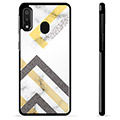 Samsung Galaxy A20e Protective Cover - Abstract Marble
