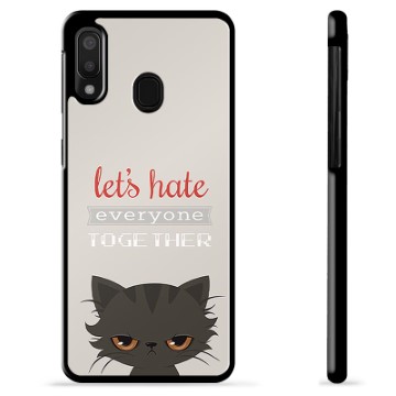 Samsung Galaxy A20e Protective Cover - Angry Cat