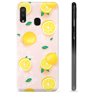 Samsung Galaxy A20e TPU Case - Lemon Pattern