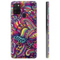 Samsung Galaxy A21s TPU Case - Abstract Flowers