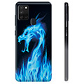 Samsung Galaxy A21s TPU Case - Blue Fire Dragon