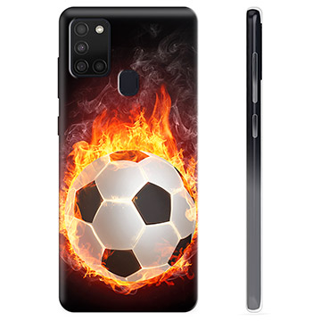 Samsung Galaxy A21s TPU Case - Football Flame