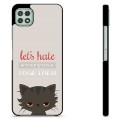 Samsung Galaxy A22 5G Protective Cover - Angry Cat