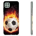 Samsung Galaxy A22 5G TPU Case - Football Flame