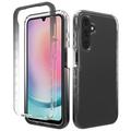 Samsung Galaxy A25 Gradient Series Hybrid Case - Black / Transparent