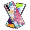 Samsung Galaxy A25 Stylish Ultra-Slim TPU Case - Rainbow Rhombus