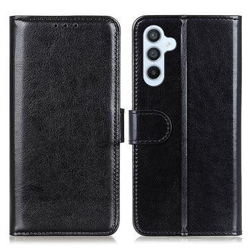 Samsung Galaxy A25 Wallet Case with Magnetic Closure - Black