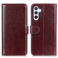 Samsung Galaxy A25 Wallet Case with Magnetic Closure - Brown