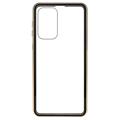 Samsung Galaxy A33 5G Magnetic Case with Tempered Glass Back - Gold