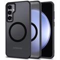 Samsung Galaxy A35 Tech-Protect Magmat Case - MagSafe Compatible - Translucent Black