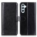 Samsung Galaxy A35 Wallet Case with Magnetic Closure - Black